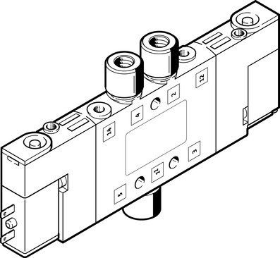 FESTO 电磁阀 CPE10-M1BH-5J-M5 196875