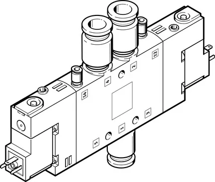 FESTO 电磁阀 CPE18-M2H-5JS-QS-10 163783