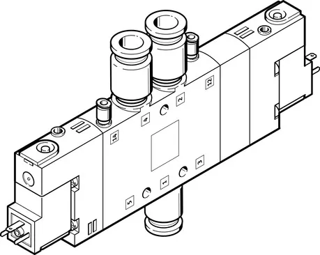 FESTO 电磁阀 CPE18-M1H-5/3BS-QS-10 170264