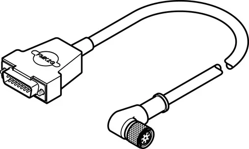 FESTO 编码器电缆 NEBM-M12W8-E-5-N-S1G15 550318