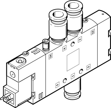 FESTO 电磁阀 CPE18-M1H-5L-QS-10 163158