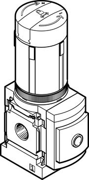 FESTO 减压阀 MS4-LRB-1/4-D6-A8-AS 529477