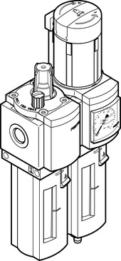 FESTO 气源处理装置组合 MSB6-1/2-FRC5:J1M1-Z 530245