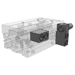 SMC MXS-AS12L-X11 MXS 系列 气动滑台 行程调整器(附属品)