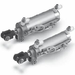 SMC CKGB32-75Y-X2095 CKG-X2095 系列 夹紧气缸 纤细型 标准磁石内置型