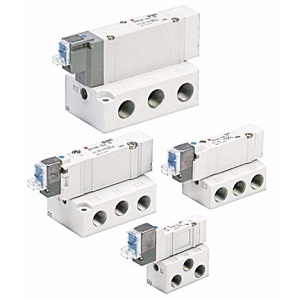 SMC 30-SY9140-5DZ SY3000·5000·7000·9000 系列 5通电磁阀 底板配管型/单体 符合UL规格