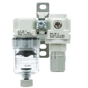 SMC AC10B-M5CG-2-A AC10B-A 系列 空气组合元件:空气过滤器+减压阀