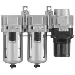 SMC ACG30C-02G1 ACG 系列 空气组合元件 元件构成:过滤器,油雾分离器,内置压力表减压阀
