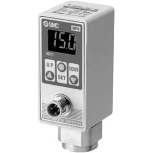 SMC ISE75H-02-43-LA ISE75H 系列 2色显示 数字式压力开关 一般流体用 15MPa