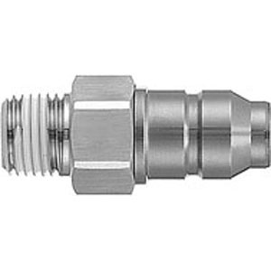 SMC KKA9P-10M KKA 系列 S连接器 不锈钢型 KKA-P-M 插头 带单向阀 外螺纹式