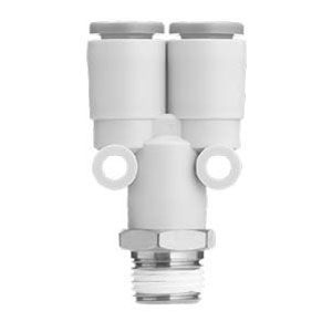 SMC KQ2U11-35AS KQ2U 系列 英制尺寸 快换接头 连接螺纹:UNF,NPT Y形接头 带密封剂