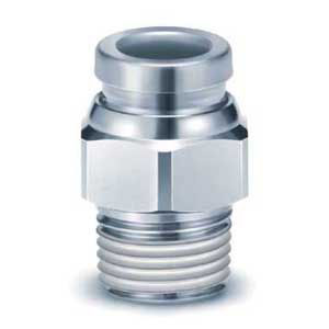 SMC KQB2H01-N01S KQB2 系列 英制尺寸 金属快换接头 KQB2H-Inch 直通接头