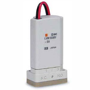 SMC LVM155RHY-5BP LVM15/150 系列 小型化学液用直动式2·3通电磁阀 底板配管型