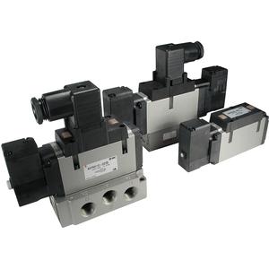 SMC VFR3300-5FZB-03 VFR3000 系列 5通先导式电磁阀 弹性密封 插入式