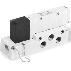 SMC VQC4400Y-51 VQC4000 系列 5通电磁阀 插入式/单体单元 底板配管型 阀型式