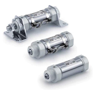 SMC CDM3BZ20-250 CM3 系列 气缸 短型 标准型:单杆双作用