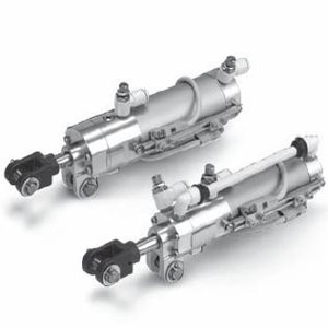 SMC CLKGA32-50Y-B-X2095 CLKG-X2095 系列 带锁夹紧气缸 纤细型 标准磁石内置型