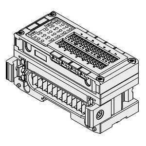 SMC EX600-DMPE EX600 系列 现场总线设备 EX600-DM 数字式输入输出单元