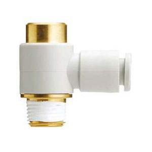 SMC KQ2VF08-03A KQ2VF 系列 公制尺寸 快换接头 带内螺纹的万向弯头 带密封剂
