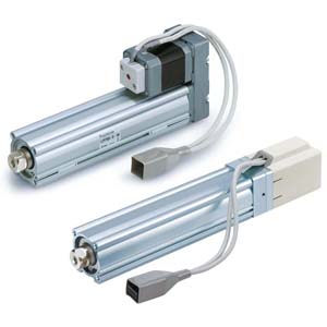 SMC LEY32A-50ML-R1AN3 LEY 系列 电动执行器 出杆型 步进电机(带编码器DC24V)/伺服电机(DC24V)