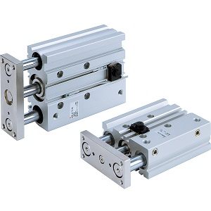 SMC MGPM25-100-HN MGP 系列 带导杆薄形气缸 带端锁