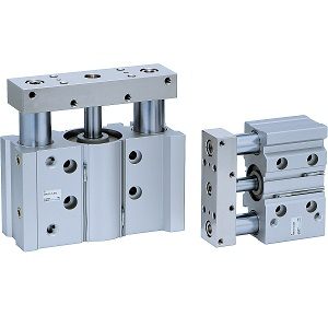 SMC MGPS50TF-100 MGPS 系列 带导杆薄型气缸 强力导杆型