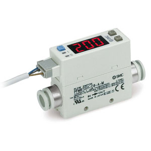 SMC PFMB7201-F02-F PFMB7 系列 2色显示式 数字式流量开关 额定流量范围:2-200L/min