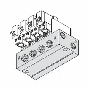 SMC SS3YJ5-41-15-C6 SYJ500 系列 3通电磁阀/先导式 弹性密封 内部先导式用集装式 41型