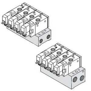 SMC SS3YJ7-21-03 SYJ700 系列 3通电磁阀/先导式 弹性密封 内部先导式用集装式 20/21型