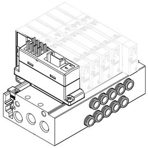 SMC SS5Y3-50S5-02D-C6 SY3000·5000·7000 系列 插入式金属底板:对应EX510系列 50/51型