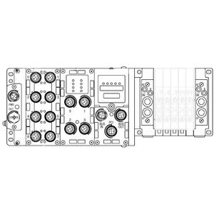 SMC SS5Y5-12M-12B SY3000·5000·7000 系列 插入式插件连接底板 对应多针插头 12型