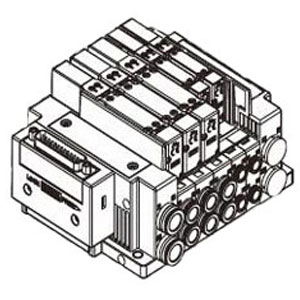 SMC SS5Y5-M10F2-10B-C86 SY3000·5000 系列 插入式插件连接底板:插入式混合安装型集装式 10/11型