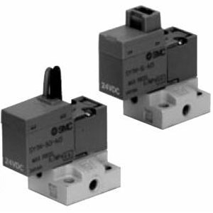 SMC SY124A-5MZ-Q SY100 系列 3通电磁阀/直动式 弹性密封 底板配管型 大流量型