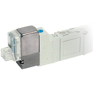 SMC SY9120-5DD-02F SY3000·5000·7000·9000 系列 5通电磁阀 直接配管型 单体