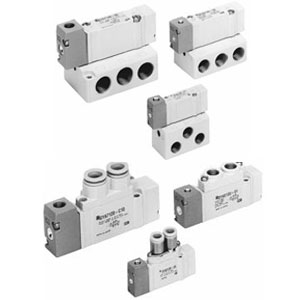 SMC SYA5140-02F SYA3000·5000·7000 系列 5通气控阀 底板配管型