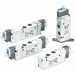 SMC SYJ7320-5GD-01 SYJ7000 系列 5通先导式电磁阀 弹性密封 直接配管型 单体阀