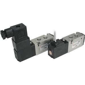 SMC VFS1130-1DZ-01 VFS1000 系列 5通先导式电磁阀 间隙密封 直接配管型