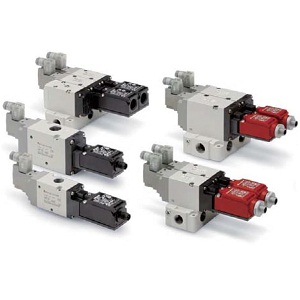 SMC VP744R-5DZ1-04-M-X538 VP500/700-X536,X538,X555 系列 安全规格ISO13849-1认证/带主阀位置检出功能 3通残压排气阀