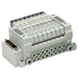 SMC VQ1C01N-51-Q VQ1000 系列 5通先导式电磁阀 底板配管型 插入式组件