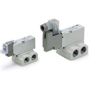 SMC VQZ335-5LB1-03T VQZ200·300 系列 3通电磁阀 底板配管型 单体