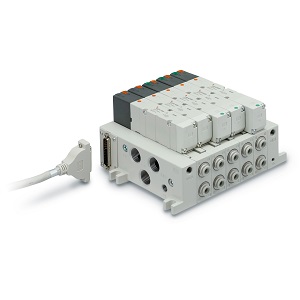 SMC VV5Q41-0202FU2 VV5Q41-F VQ4000 系列 集装式：插入式单元 F组件(D型辅助插座)