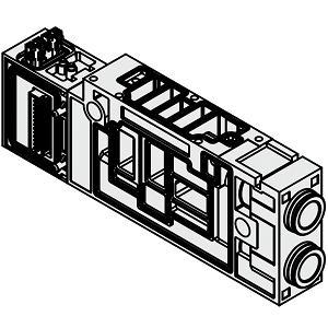 SMC VVQC4000-1C-D-C8 集装式组件型号 集装块组件 适用于VQC4000系列
