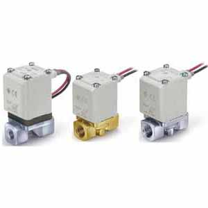 SMC VX212JGXB VX21/22/23 系列 直动式2通电磁阀 水用单体