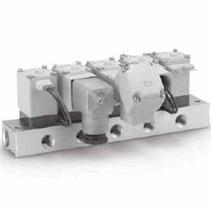 SMC VX2C4BZ2A VX21/22/23 系列 直动式2通电磁阀 中真空集装用