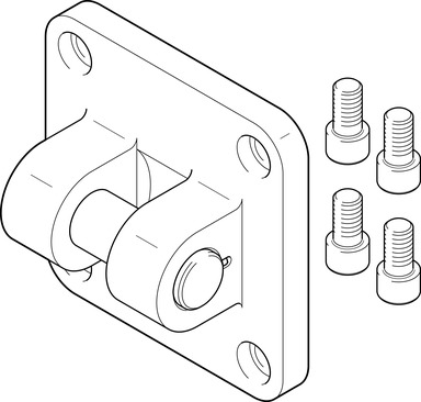 FESTO 双耳环安装件 SNG-200 152598