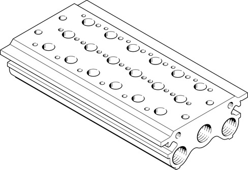 FESTO 气路板模块 PRS-1/4-6-B 15865