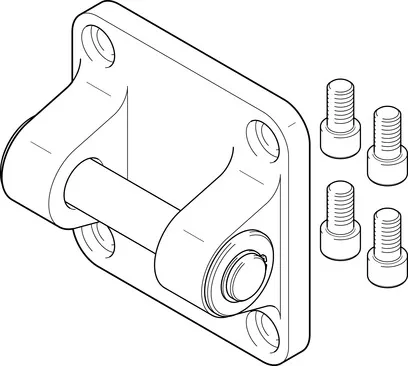 FESTO 双耳环安装件 SNGB-160 34547