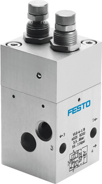 FESTO 可调脉冲发生器 VLG-4-1/8 4025