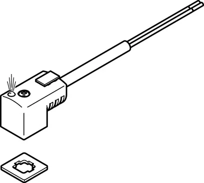 FESTO 带电缆插座 KMEB-3-24-2.5-LED 547268