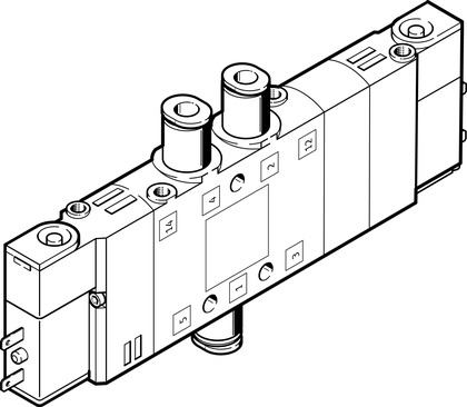 FESTO 电磁阀CPE14-M1BH-5/3E-QS-6 196899